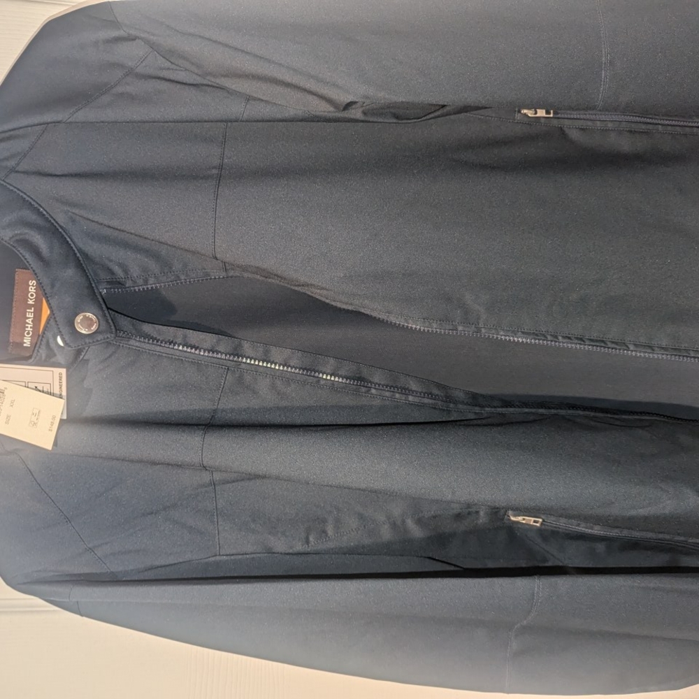 Michael Kors Blue Lightweight Shirt Jacket